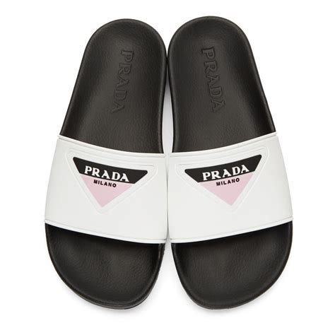 prada pool slides|prada slides for women.